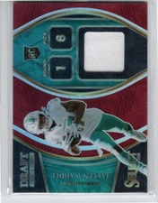 2021 Select Draft Selections Memorabilia Prizm Red #13 Jaylen Waddle