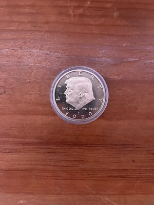 DONALD TRUMP 45° PRESIDENTE 2016 UFFICIALE USA JFK Moneta Mezzo - Foto 2