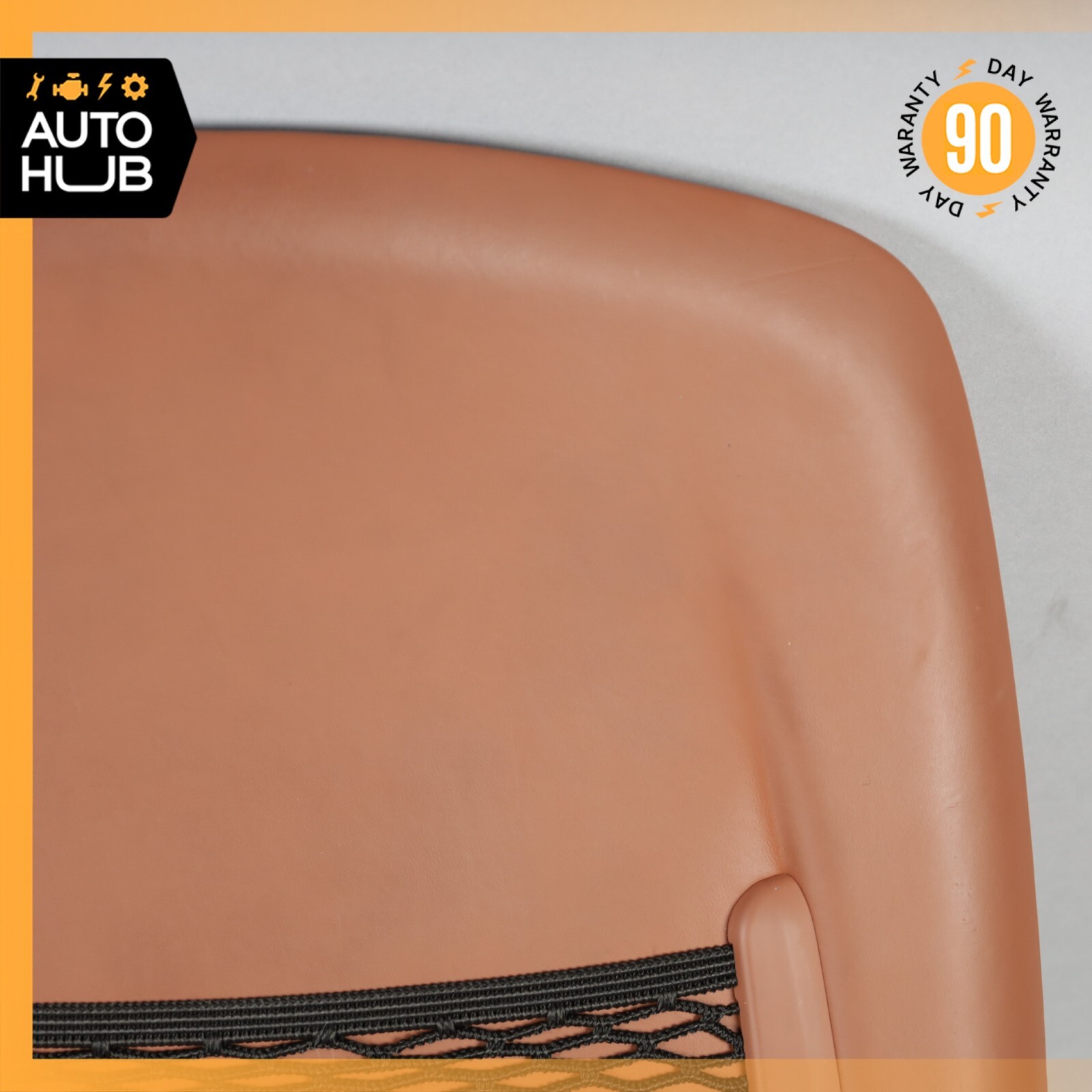 14-17 Maserati Ghibli M157 Front Right Side Seat Back Cover Brown OEM 51k