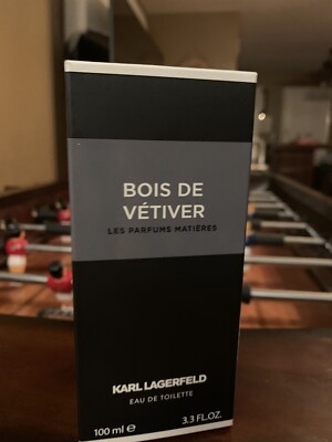 Bois De Vetiver by Karl Lagerfeld  3.3 oz 100 ml Eau De Toilette Spray For Men