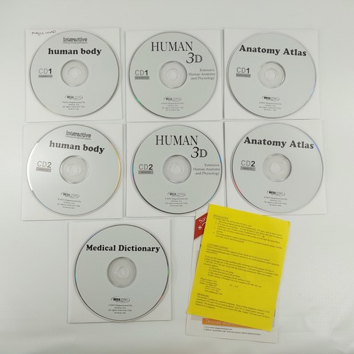 MegaSystems Human 3D Multimedia Encyclopedia 7 Disc CD-Rom Windows PC - Bild 6 von 11