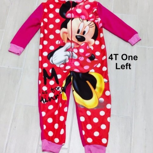Attractive Character fleece Bodysuits for Girls Peppa pig,Frozen,Minnie Sleepers - Picture 5 of 10