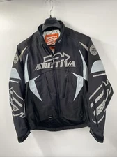  Arctiva Comp 6 RR  Black Mens shell Motorcycle jacket size M 