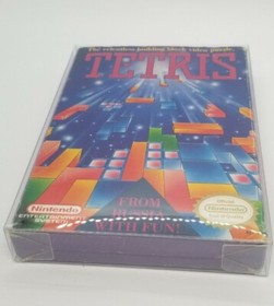 NES  Tetris Original Nintendo Complete Box + Manual CIB Authentic