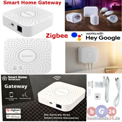 Smart Home Gateway Hub   Zigbee 3.0  Google Assistant Hey Google / App-Steuerung