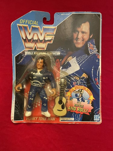 1990. Official WWF Wrestling Figure Hasbro Honky T...