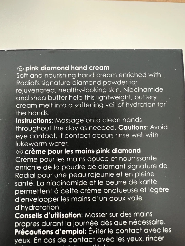 Rodial. Nuevo en caja. Edición Diamond Touch. Aceite de labios y crema de manos. Foto 3 de 4