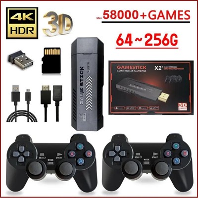 X2 Plus 64g-256G 50000 Game GD10 Pro 4K Game Stick 3D HD Retro Wireless Consoles