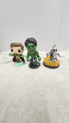 Lot De 3 Figurines Funko POP ! – Loose (sans Boîte) – Deadpool, Dustin Stranger Things, Etc.