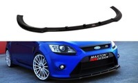 Schwarze Spoilerlippe Ford Focus MK2 RS 08-11 Frontspoiler Ansatz Schwert