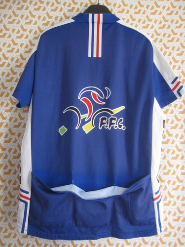 Maillot cycliste Equipe de France Noret licence Adidas Vintage FFC - 6 / XXL - Picture 2 of 5