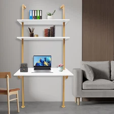 Modern Wall Mounted Desk Wall Organizer Wall Mount Computer Writing Table