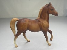 Vtg Breyer Horse Bay Brown Blonde Ankles & Mane Marked Stamped USA Made