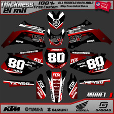 2006-2009 YAMAHA YZ 250F 450F GRAPHICS KIT DECALS 250 450 F DECO YZ250F YZ450F