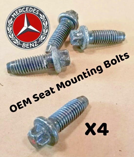 Mercedes X164 Front Seat Mounting Bolts S CL SL ML GL G GLK C E SLK GLE
