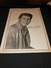 Eddie Fisher Rare Original 1958 Promo Poster Ad Framed!