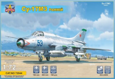 Modelsvit 72044 Su-17M3 ''Early'' Advanced Fighter im Maßstab 1:72 (mit Raketen)
