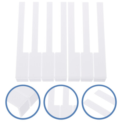 2 Pcs Reparatur Klaviertasten Piano Key Klavier Keytop Repair Parts Materials