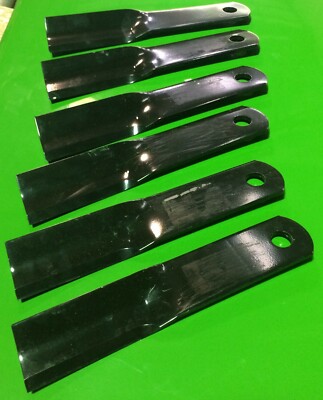 Set/6 blades for Woods RM90/RM990/P990 90'' grooming finish mower Replace 24590KT