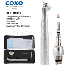 COXO Dental Surgical 45 Degree High Speed Handpiece/Quick Coupler 6Hole Fit KaVo