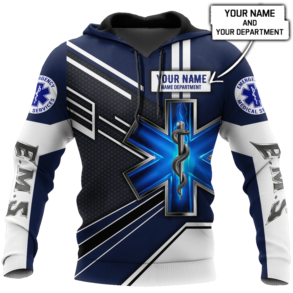 Ems hoodie with name sale