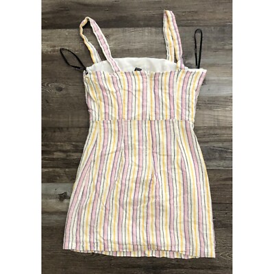 strapless open back dress Latte Short Dress with Open Back and Button Details