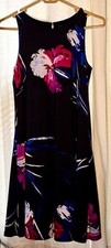 RALPH LAUREN Size 4 Sleeveless Lined Lightweight Flowy Floral Dress, NWOT