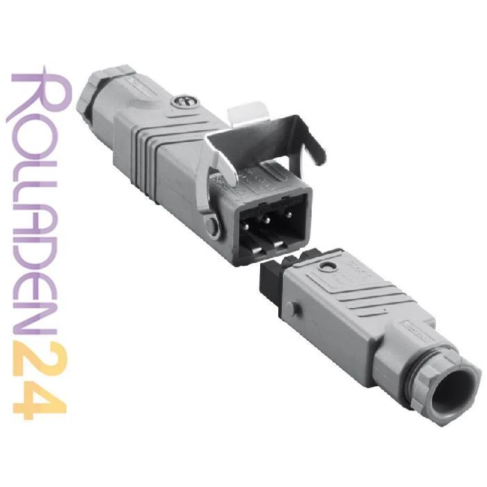 MARKENLOS Hirschmann Stak 3 Kupplung für Jalousien, Rollos , Markisen etc. Steckerkupplung