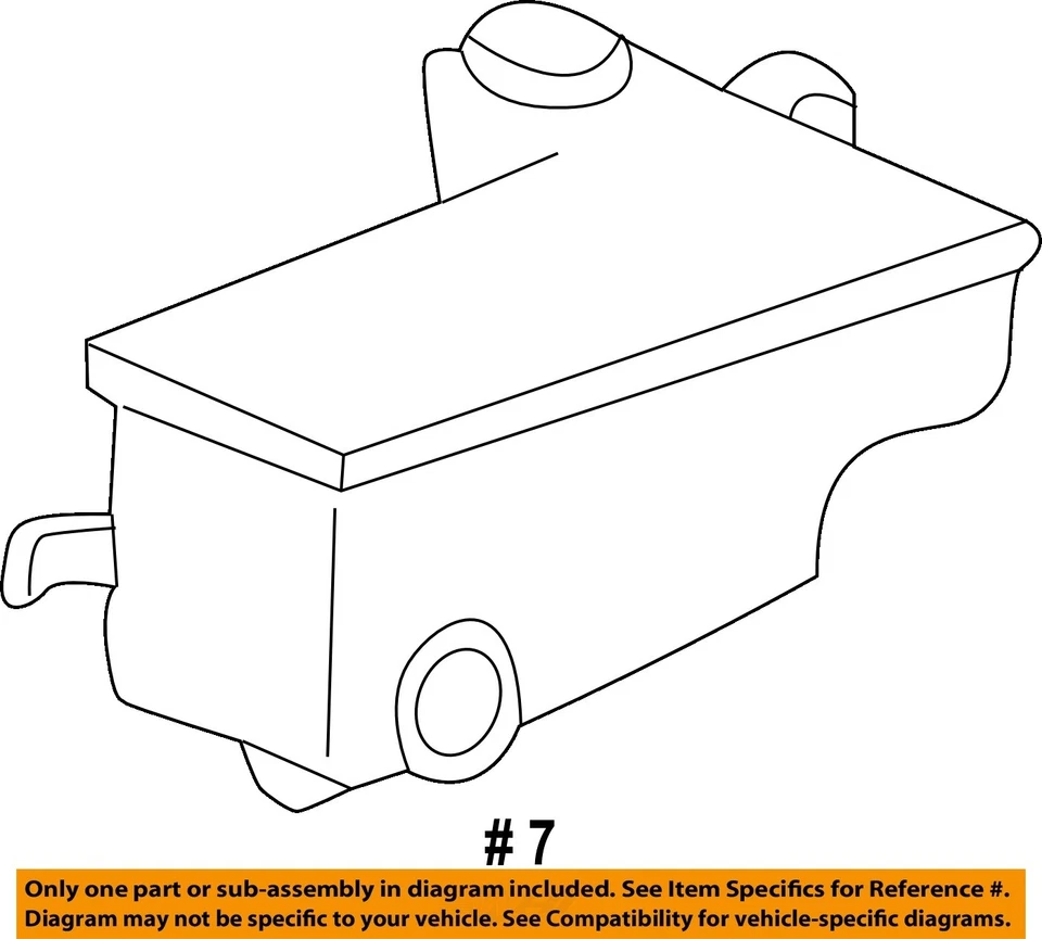 Used Washer Fluid Reservoir fits: 2003 Ford Mustang includes pump Grade A Foto 4 de 4