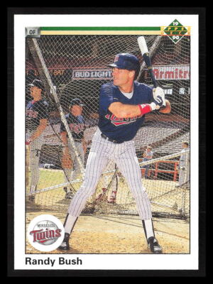 Randy Bush 1990 Upper Deck #493  Minnesota Twins