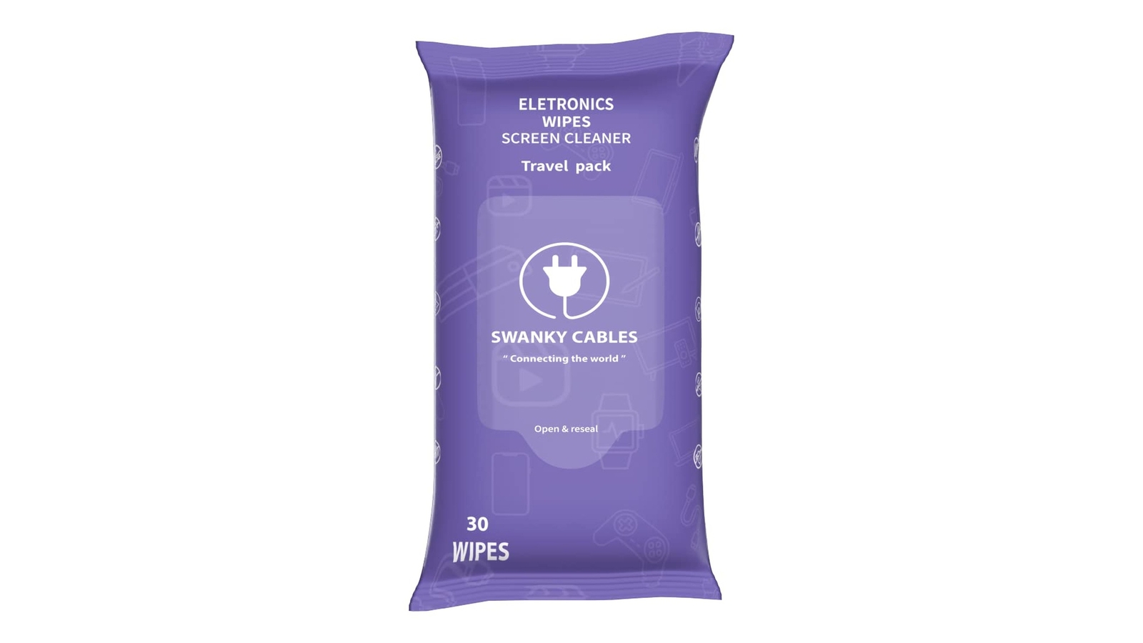 Swanky Cables Screen Cleaner Wipes: Electronic Wipes for Screens - Computer S...