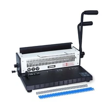 Rayson TD-1500B34R Binding Machine, Round Holes, 3:1 Pitch Wire-O Binder Punc...