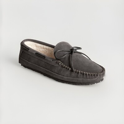 Sperry Brandon 1-Eye Moccasin Slipper Men's Size 10 Dark Grey