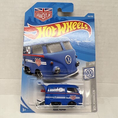 ホットウィール　アンビュランス④ HOT WHEELS URBAN OUTLAW KOOL KOMBI VW VAN BLUE 1:64 NIP 136/250 | eBay