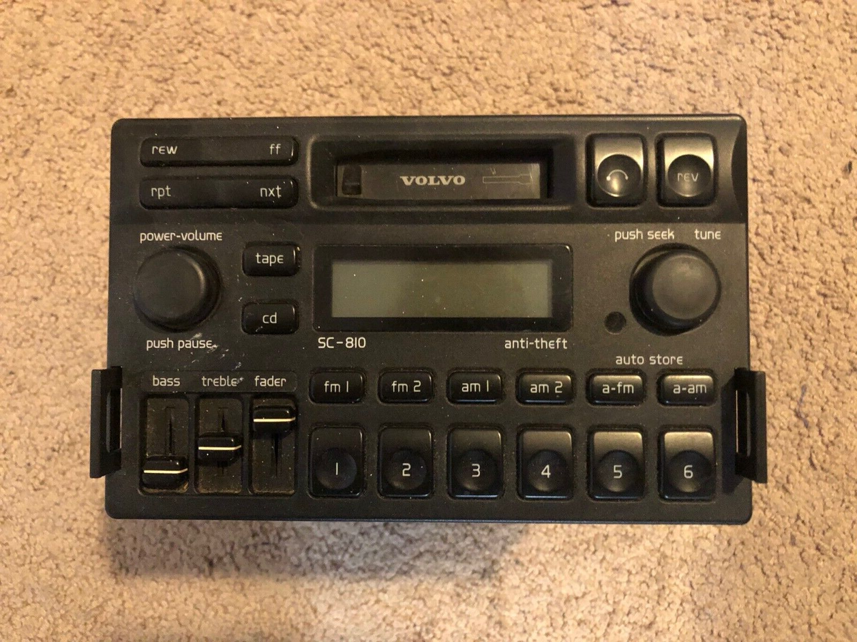 VOLVO 850 AM FM RADIO CASSETTE PLAYER FACTORY OEM HEAD UNIT STEREO