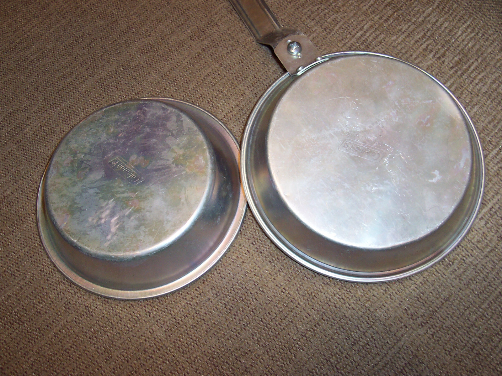 Coleman 5 Piece Aluminum Mess Kit Camping Hunting Hiking Cooking Tools