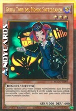 GUIDA TOUR DEL MONDO SOTTERRANEO • Rara Oro Premium • MAGO IT007 • 1Ed • YUGIOH!