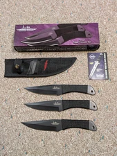 Gil Hibben Throwing Knife Set GH0947B Hibben Knives Fixed Blade w/Nylon Sheath