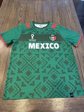 Mexico Soccer 2022 FIFA World Cup Qatar Licensed Polyester Shirt Size XL