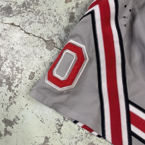 Y2K Ohio State Nike Basketball Shorts Mens Size Large Gray Buckeyes Swoosh ELITE - Picture 8 of 17