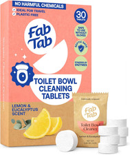 Toilet Bowl Cleaner Tablets, Powerful Stain Removal, No Harsh Chemicals, Plastic