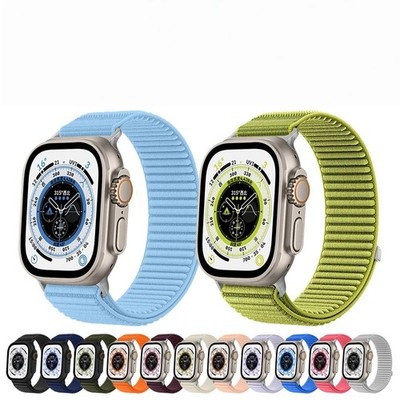 For Apple Watch 11 10 9 8 7 6 5 4 SE Nylon Sport Loop Band 40/41/42/44/45/46/49m