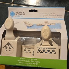 Martha Stewart Crafts Linked Hearts Punch Around the Page Set Paper Punch
