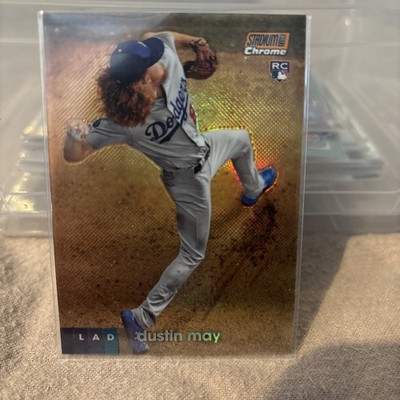2019 Topps Stadium Chrome Dustin May Oranger Refractor /99