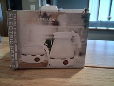 UpdateClassic Small Travel Foldable Electric Kettle, 0.6L Portable Collapsible