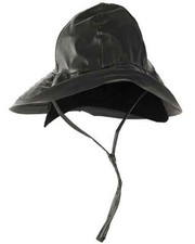 Regenhut "Südwester" schwarz, Cap, Mütze, Wetterschutz, Regenschutz        -NEU-