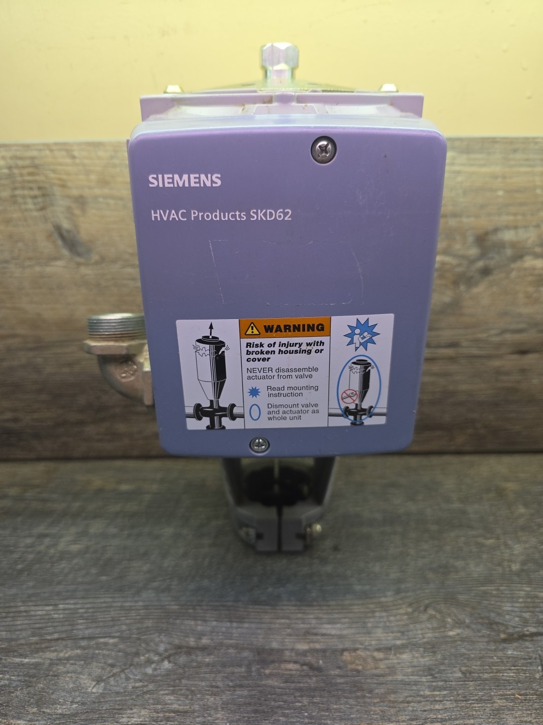 R198892 R198Z07 Siemens HVAC Products SKD62U SKD62 Electrohydraulic Actuator