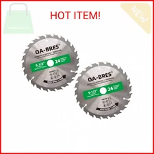 5-1/2 Inch 24 Tooth ATB General Purpose and Trimming Saw Blade, Cordless Trim Sa