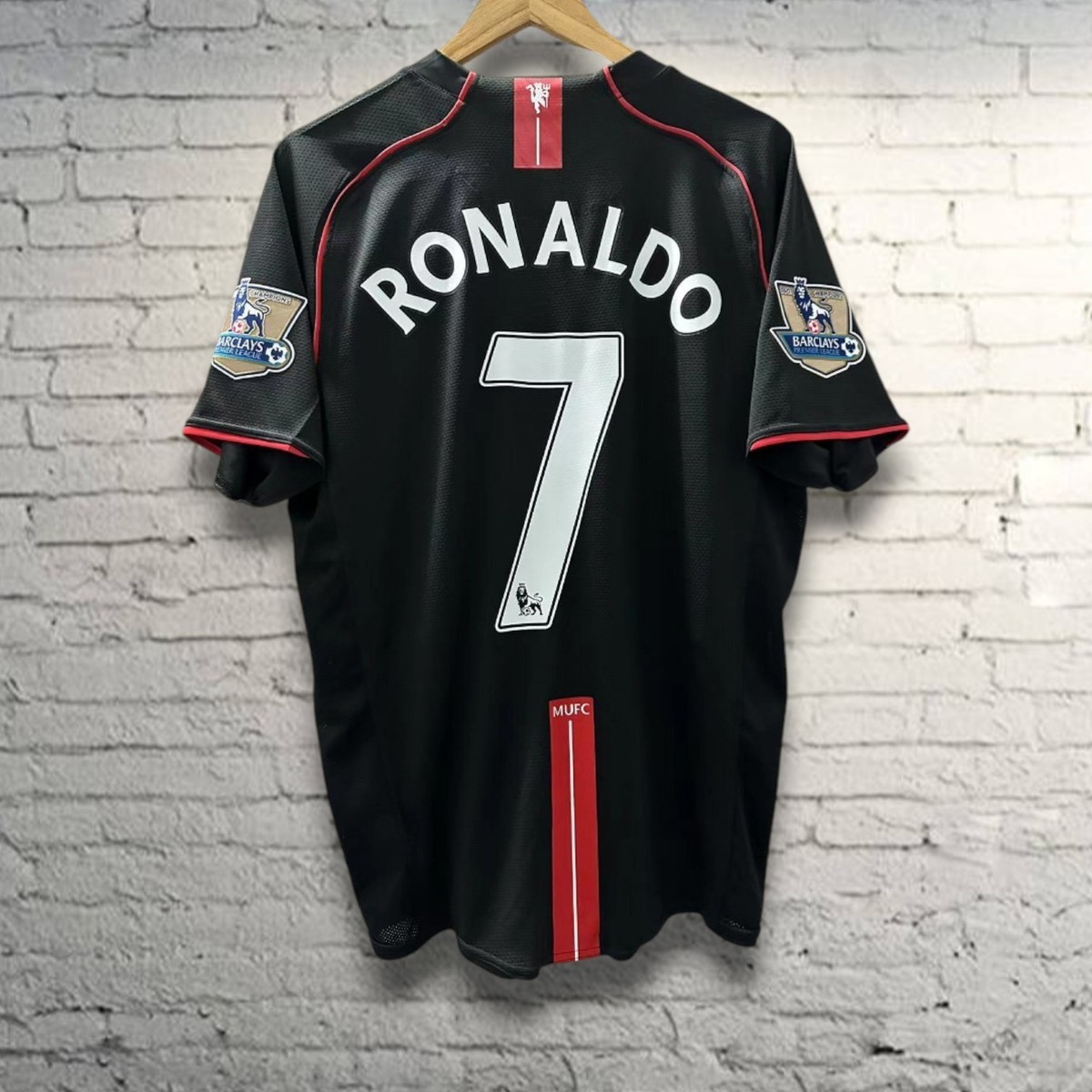 Manchester United 2007/2008 EPL Away Retro Jersey - Ronaldo #7 | eBay