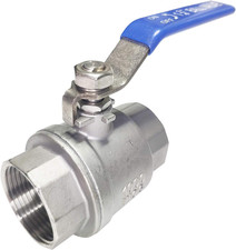 1-1/4" Female Ball Valve NPT Thread 316 Stainless Steel Full Port Ball Valve WOG